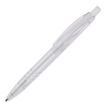 Stylo en bouteilles de PET recyclées avec encre bleue couleur transparent