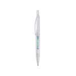Stylo en bouteilles de PET recyclées avec encre bleue vue principale