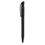 Stylo Stilolinea en plastique 100% recyclé à encre bleue couleur noir