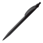 Stylo en plastique blanc avec clip incurvé coloré
