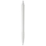 Stylo blanc avec détails colorés et poignée texturée couleur blanc quatrière vue