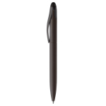 Stylo en plastique avec mécanisme rotatif et pointeur noir couleur noir