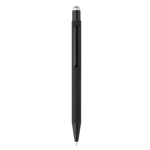 Stylo en métal avec pointeur coloré et logo gravé assorti couleur argenté deuxième vue