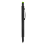 Stylo en métal avec pointeur coloré et logo gravé assorti couleur vert lime cinquième vue