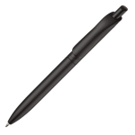 Stylo en plastique métallisé avec clip solide et recharge jumbo bleue couleur noir