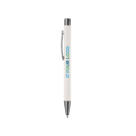 Stylo en aluminium avec finition douce au toucher et encre bleue vue principale