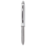 Stylo avec pointeur en différentes couleurs et lampe couleur blanc deuxième vue