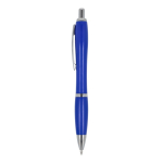 Stylo personnalisable en ABS antibactérien encre bleue Colors couleur bleu troisième vue