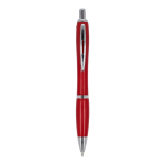 Stylo personnalisable en ABS antibactérien encre bleue Colors couleur rouge deuxième vue