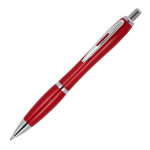 Stylo personnalisable en ABS antibactérien encre bleue Colors couleur rouge cinquième vue