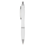Stylo pour entreprise ABS antibactérien avec Encre Bleue Colors couleur blanc troisième vue