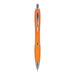 Stylo personnalisable en ABS antibactérien encre bleue Colors couleur orange deuxième vue