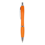 Stylo personnalisable en ABS antibactérien encre bleue Colors couleur orange troisième vue