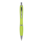 Stylo personnalisable en ABS antibactérien encre bleue Colors couleur vert lime deuxième vue