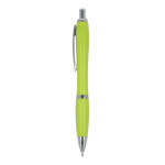 Stylo personnalisable en ABS antibactérien encre bleue Colors couleur vert lime troisième vue