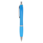 Stylo pour entreprise ABS antibactérien avec Encre Bleue Colors couleur bleu ciel troisième vue