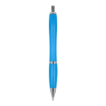 Stylo personnalisable en ABS antibactérien encre bleue Colors couleur bleu ciel quatrière vue