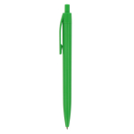 Stylo publicitaire classique avec clip en résine Encre Bleue PrintClip couleur vert troisième vue