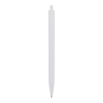 Stylo en plastique avec détails colorés en haut couleur blanc quatrière vue