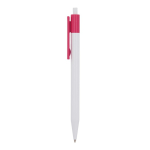 Stylo en plastique avec détails colorés en haut couleur rose