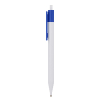 Stylo en plastique avec détails colorés en haut couleur bleu roi
