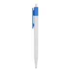 Stylo en plastique avec détails colorés en haut couleur bleu ciel
