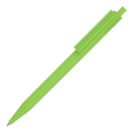 Stylo en plastique avec détails colorés sur le dessus
