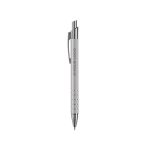 Stylo en aluminium avec finition mate et 5 anneaux argentés vue principale
