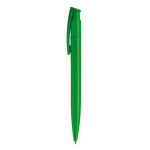 Stylo en plastique coloré avec bouton-poussoir fabriqué dans l'UE couleur vert