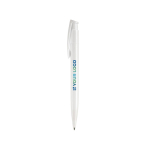 Stylo en plastique coloré avec bouton-poussoir fabriqué dans l'UE vue principale