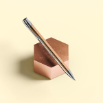 Porte-mine élégant en aluminium avec mine de 0,7 mm couleur doré sixième vue