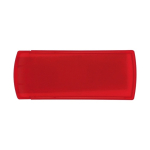 Boîte en plastique colorée et personnalisée avec 5 pansements Colors couleur rouge deuxième vue