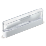 Boîte transparente avec un set de couverts en plastique blanc couleur blanc sixième vue