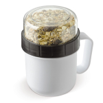 Tasse de transport pour aliments pour yaourt ou soupe de 520 et 230 ml couleur blanc sixième vue
