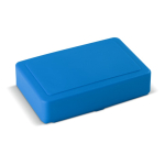 Grande boîte à lunch plastique avec capacité pour 8 sandwiches 1200 ml couleur bleu