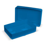 Grande boîte à lunch plastique avec capacité pour 8 sandwiches 1200 ml couleur rouge deuxième vue