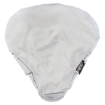 Housse pour selle de vélo en PET recyclé en différents coloris couleur blanc deuxième vue