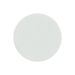 Aimant rond classique en plastique pour personnalisation couleur blanc deuxième vue