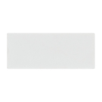 Aimant rectangulaire classique en plastique pour personnalisation couleur blanc deuxième vue