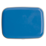 Boîte à lunch rigide en plastique avec designs colorés 1000 ml couleur bleu deuxième vue