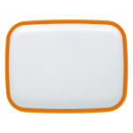 Boîte à lunch rigide en plastique avec designs colorés 1000 ml couleur orange deuxième vue