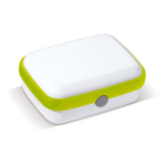 Boîte à lunch rigide en plastique avec designs colorés 1000 ml couleur vert clair