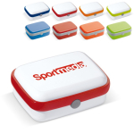 Boîte à lunch rigide en plastique avec designs colorés 1000 ml