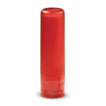 Baume à lèvres en tube coloré à personnaliser avec le logo Beauty couleur rouge
