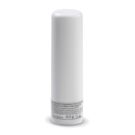 Baume à lèvres en tube coloré à personnaliser avec le logo Beauty couleur blanc