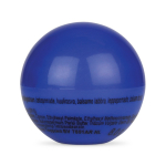 Baume à lèvres dans une boule rotative colorée couleur bleu