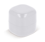 Baume à lèvres avec protection solaire dans un cube rotatif couleur blanc