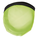 Frisbee pliable nylon disponible en plusieurs couleurs avec pochette couleur vert deuxième vue