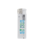 Briquet électronique rechargeable en couleurs transparentes vue principale