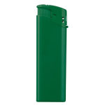 Briquet électronique rechargeable d'une seule couleur couleur vert troisième vue